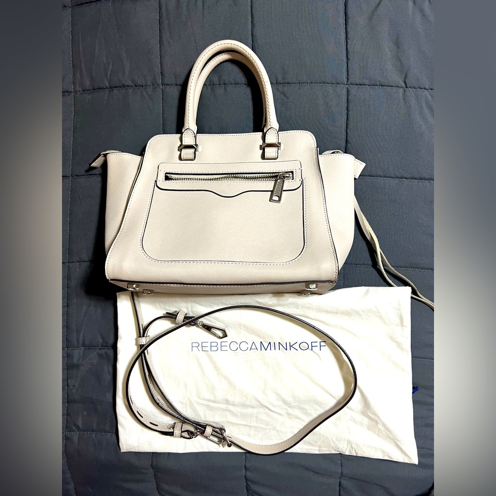 Rebecca Minkoff leather purse with crossbody and dust bag
